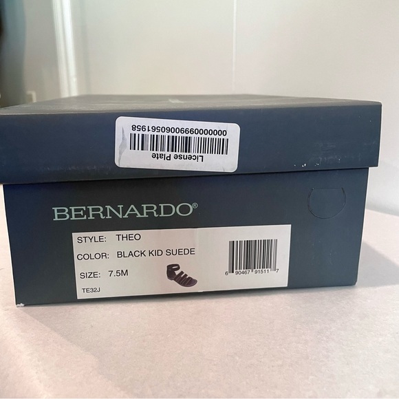 Bernardo Theo Suede Leather Strappy Open Toe Sandal - Picture 10 of 10